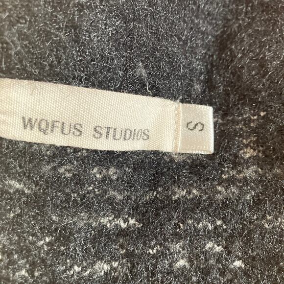 Vintage Cropped Jacket Wool Blend Womens Small Pearlescent Buttons - Picture 4 of 10